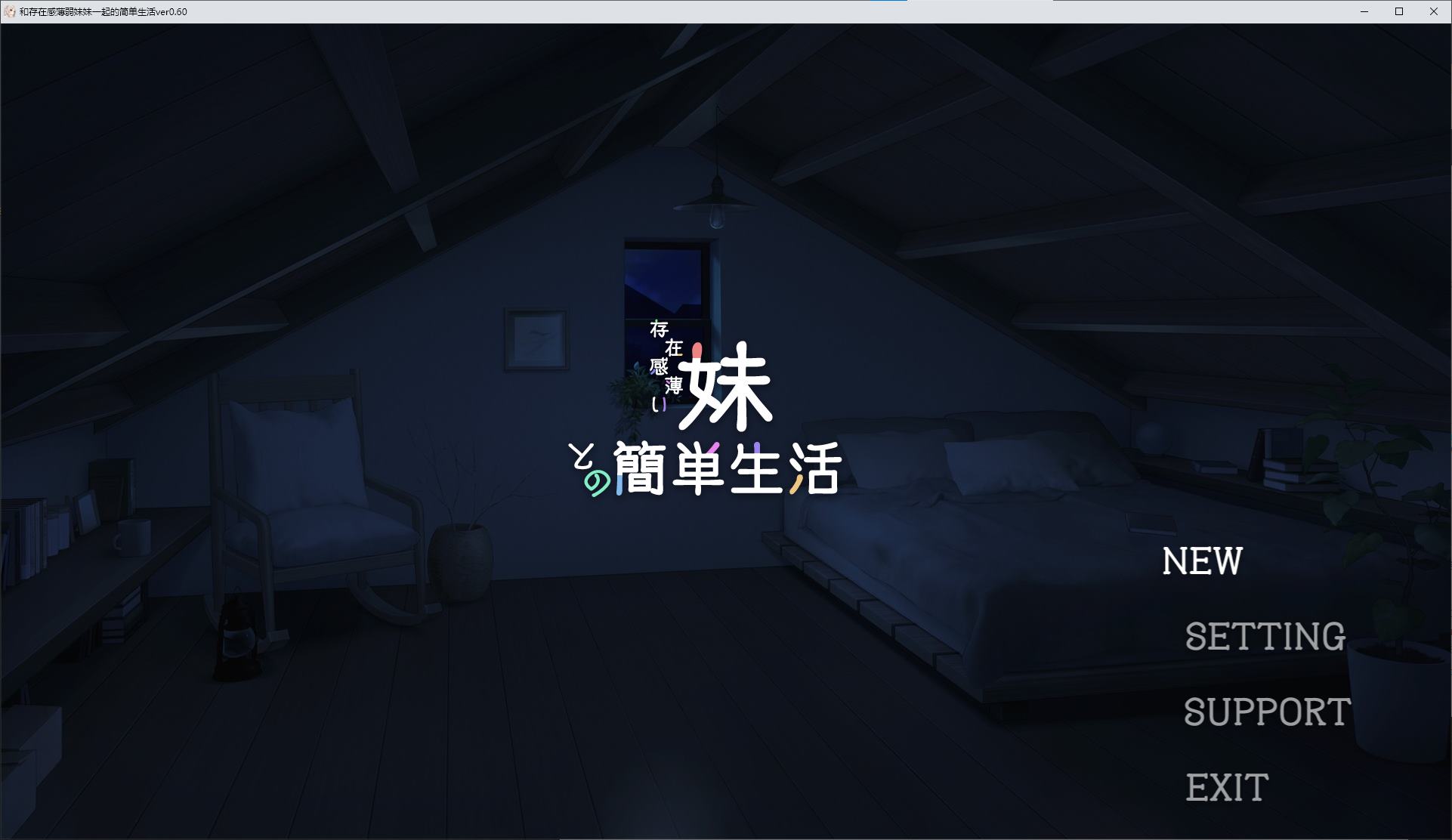 【日式SLG/中文/动态】和存在感薄弱妹妹一起的简单生活 v0.79 安卓+PC 最新测试版【更新/4G】