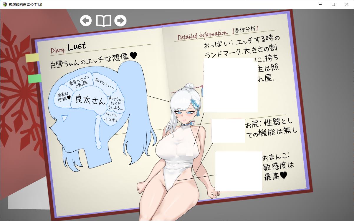 【绿色RPG/汉化】被戴绿帽的女主角白雪 机翻汉化版【新作/1.1G】