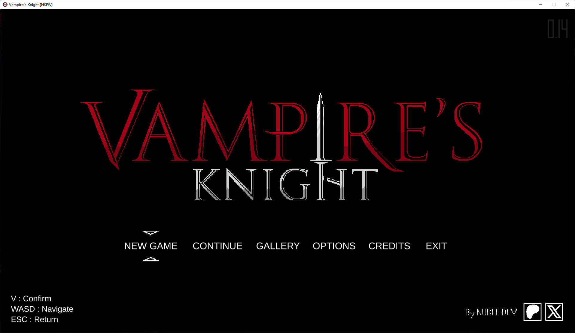【像素ACT/动态】Vampire's Knight v0.14 像素步兵版【500M/更新】