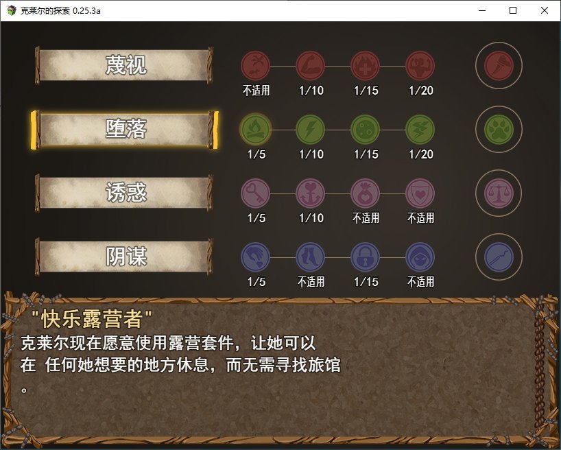 【欧美RPG/汉化】克莱尔的追求 v0.25.3 机翻步兵汉化版【更新/2.7G】