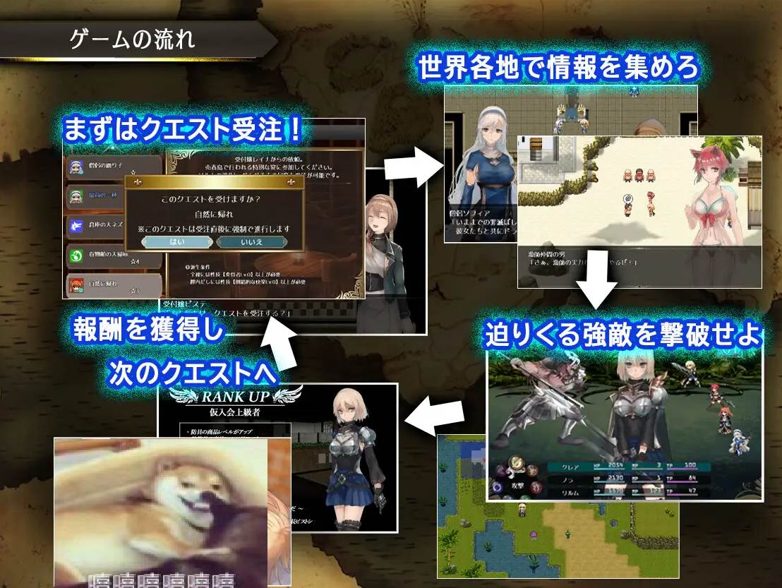 【大型RPG/汉化】龙与大剑 官方机翻版【更新/5.5G】