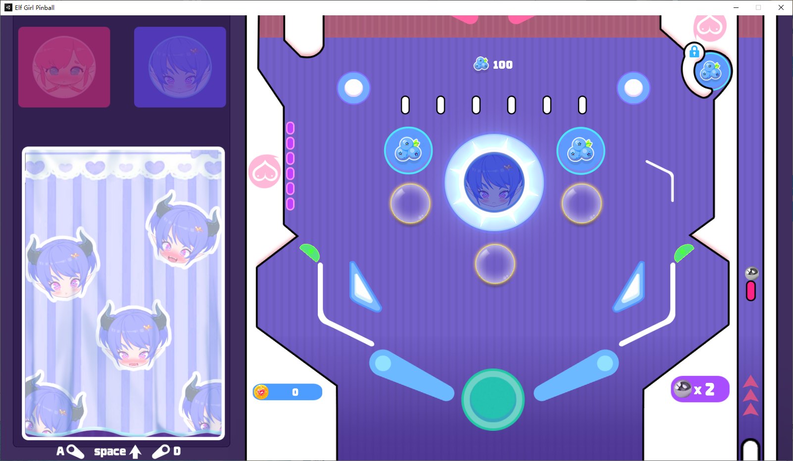 【休闲TAB/中文/动态】少女妖精弹珠台 Elf Girl Pinball 官方中文版【新作/1.3G】