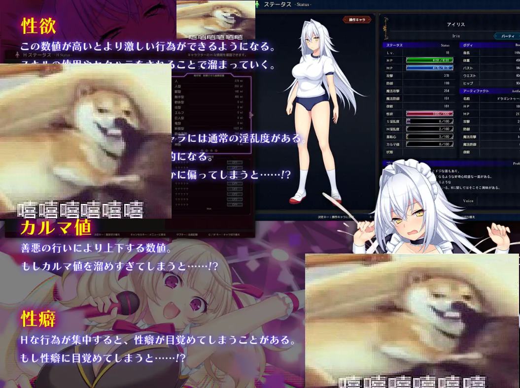 【日式RPG/汉化】龙血 - 以龙的诅咒与精液向神复仇的角色扮演游戏 v1.22 机翻版【更新/6.7G】