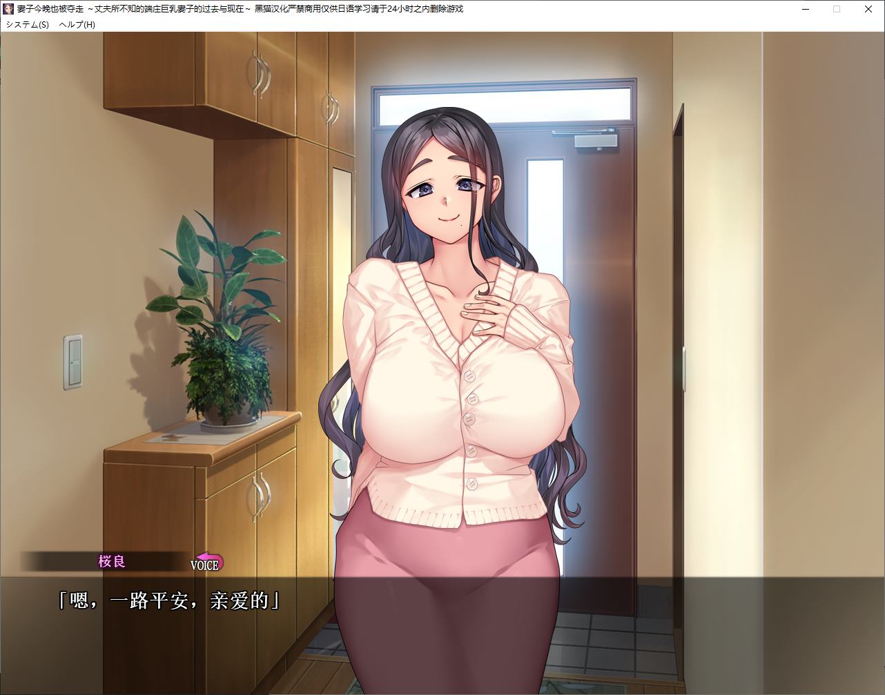 【绿色ADV/汉化】妻子今晚也被夺走 ～丈夫所不知的端庄巨乳妻子的过去与现在 机翻汉化版【新汉化/1.1G】