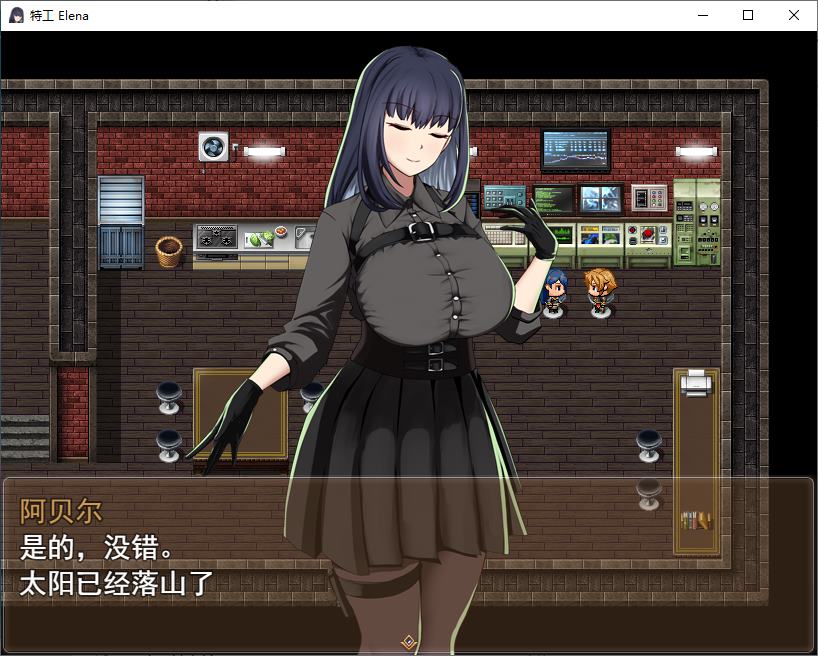 【日式RPG/汉化】 特工埃琳娜：下属能力不足，执行危险任务 机翻汉化版 【新作/1.2G】